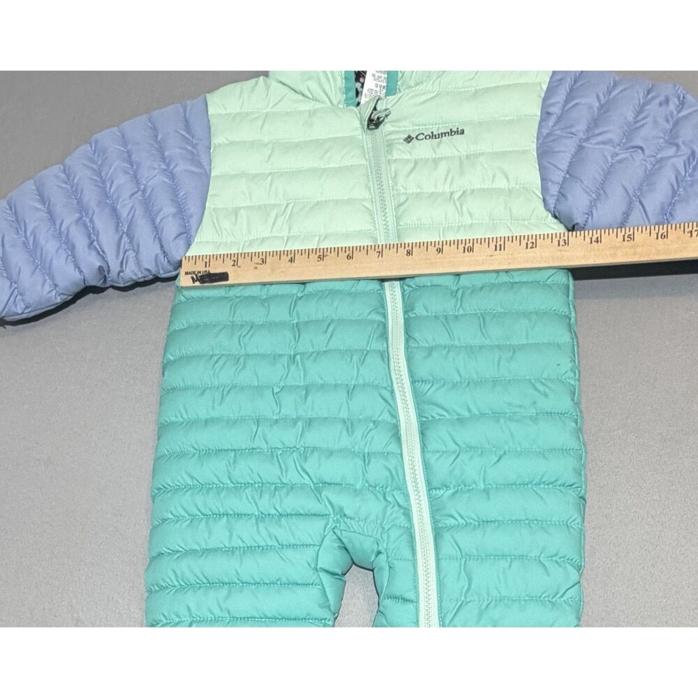 Columbia Bunting Snowsuit Kids 12-18 Month Excellent Insulated Full Zip - Hooded - Picture 2 of 5